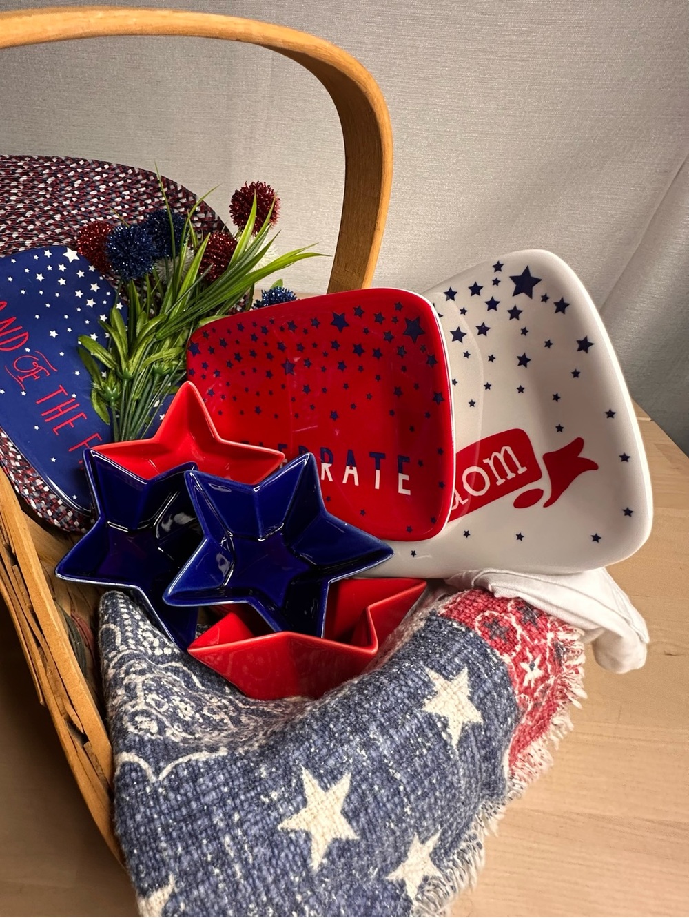 4th of July Picnic Basket